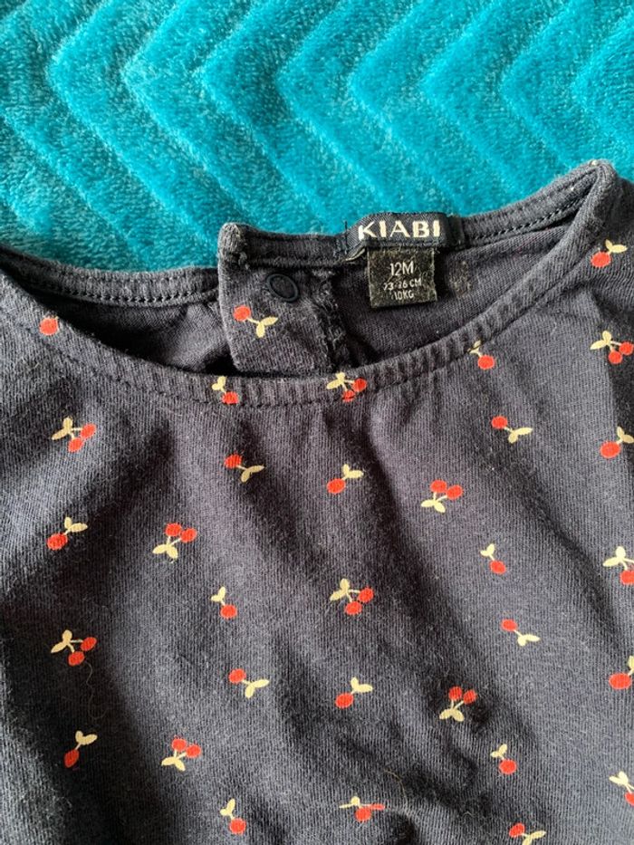 Lot 2 tee shirts tuniques 12 mois - photo numéro 2