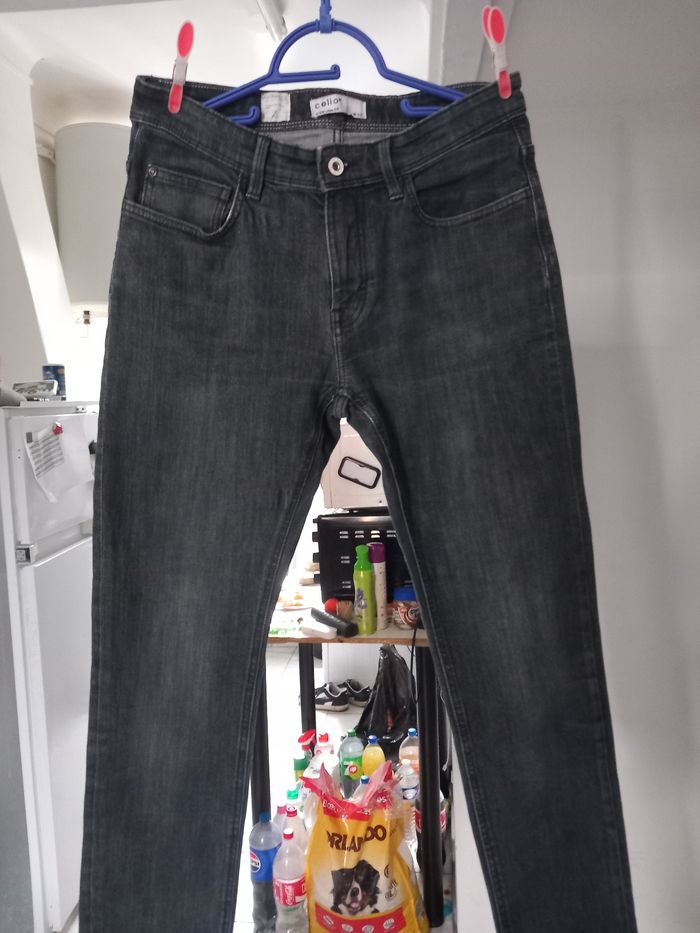 Jean slim marque celio taille L - photo numéro 3