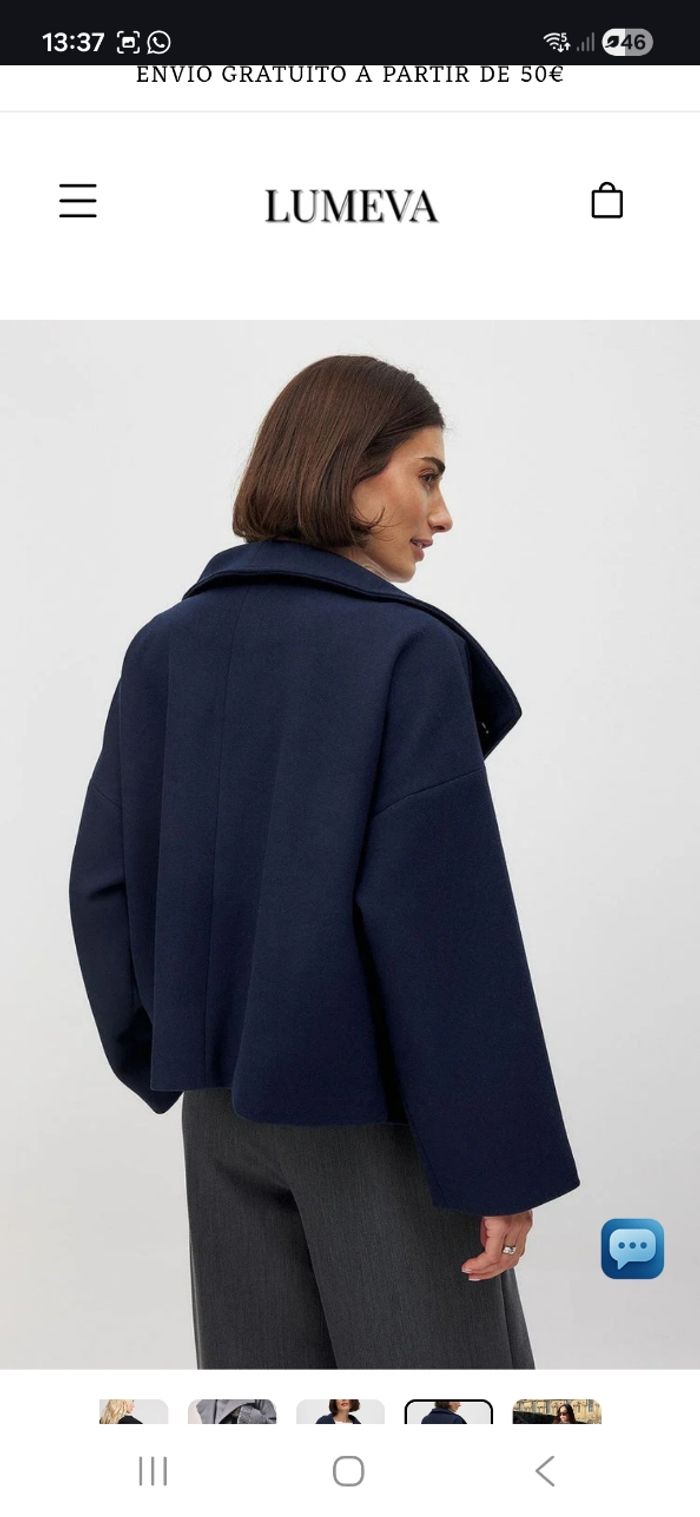 Veste courte neuve type caban Lumeva - photo numéro 2