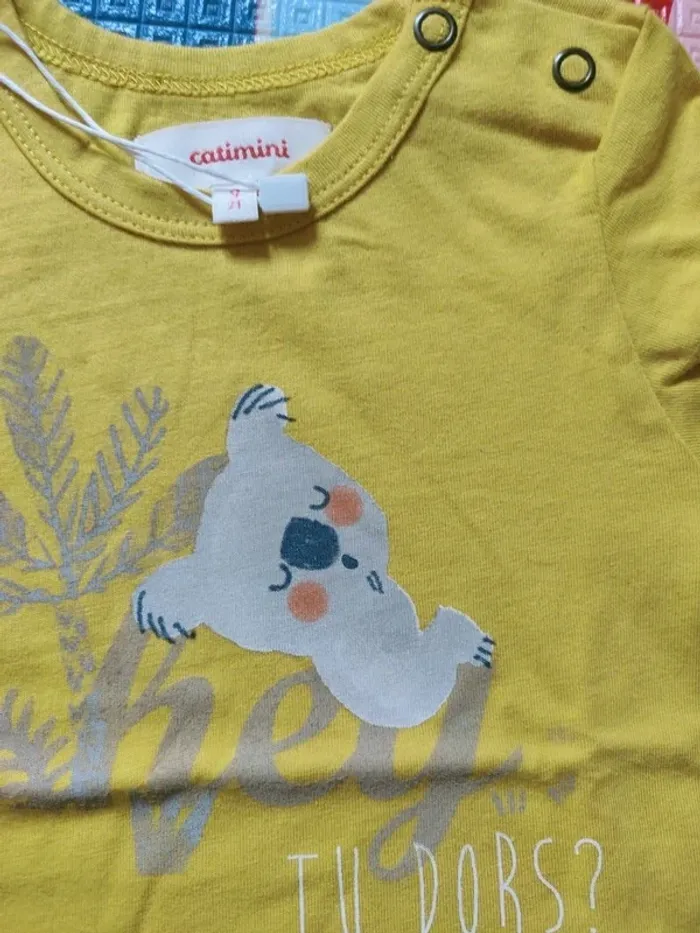 Tee-shirt Catimini 9 mois - photo numéro 2