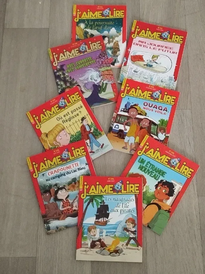 Lot de 8 magazines J’aime lire année 2021-22 L040 - photo numéro 2