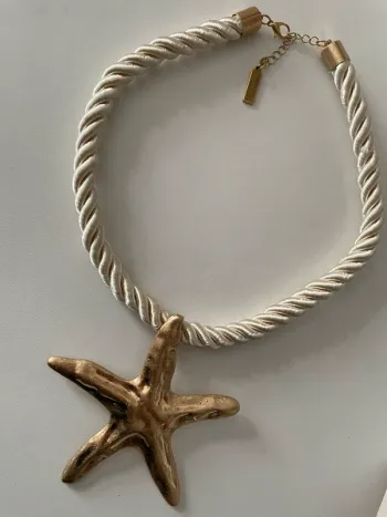 Collier étoile de mer doré Weekend Max Mara