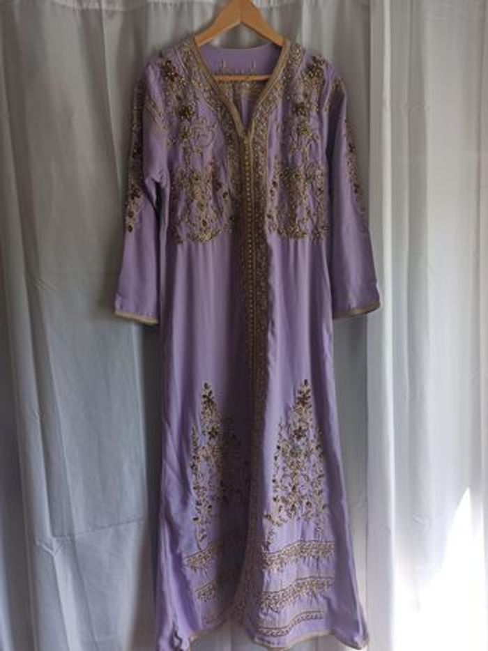 Caftan marocain violet - photo numéro 1