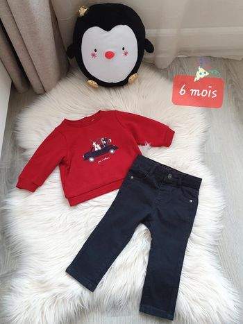 Boy: ensemble TAO sweat 6 mois