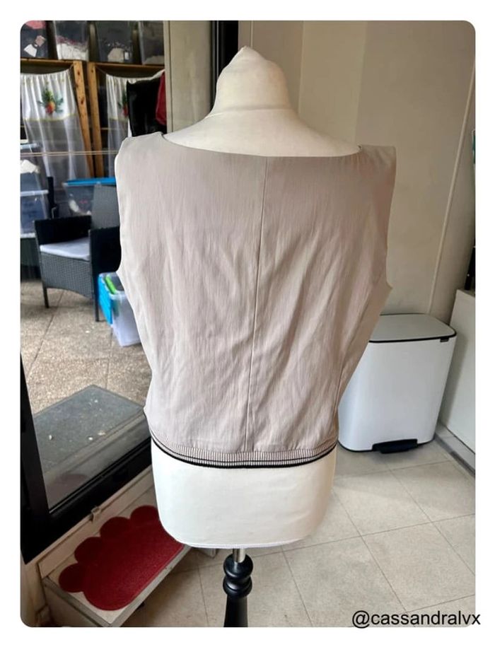 Haut débardeur beige - Zapa - photo numéro 2