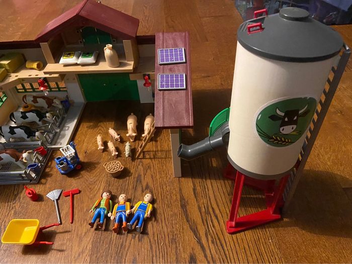 Ferme moderne playmobil avec silo - photo numéro 4
