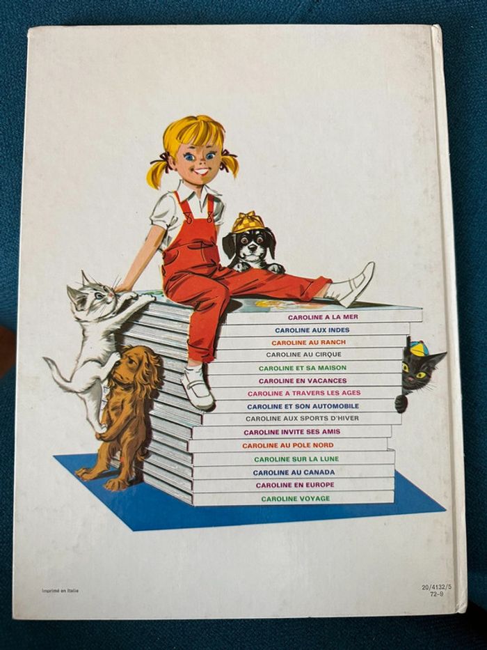 Livre Caroline à travers les âges Grands albums Hachette bd Pierre Probst - photo numéro 2
