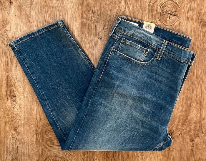 Jean/pantalon bleu délavé Levi's 514 pour homme, taille : W 42 (52 taille française) - photo numéro 5