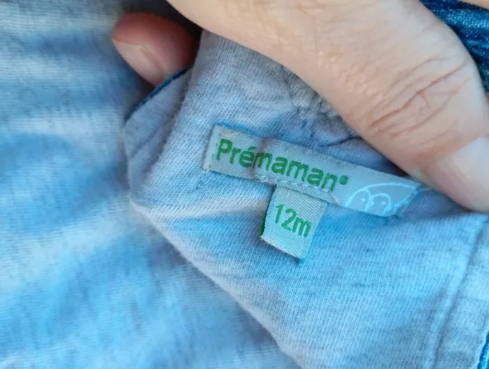 Prémaman Salopette en jean 12 mois - photo numéro 3