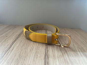 Ceinture enfant Tape à l’Oeil 60/65cm jaune et doré 