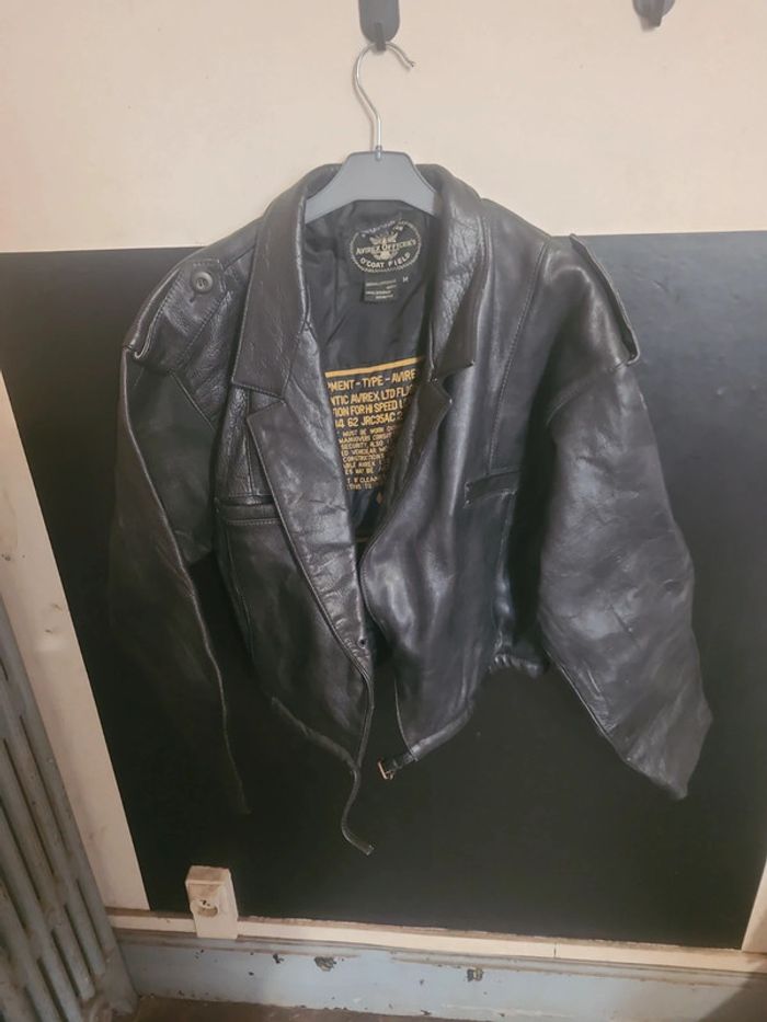 Manteau en cuir