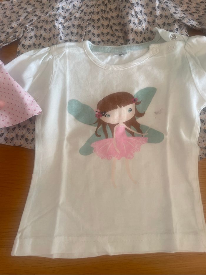 8 t-shirt et blouses manches longues fille 18 mois - photo numéro 8