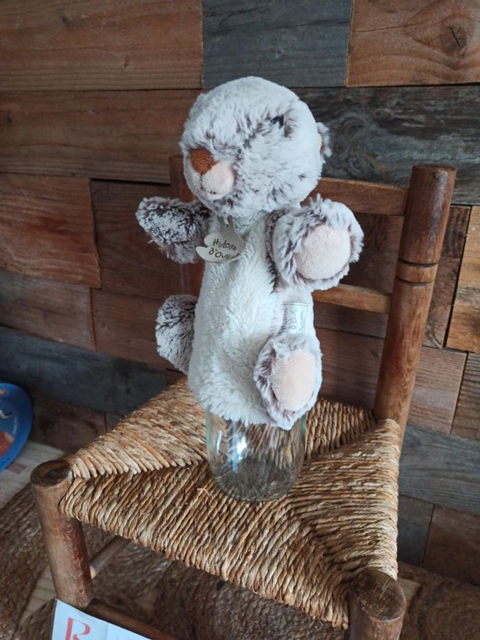 peluche marionnette marmotte histoire d'ours tbe - photo numéro 2