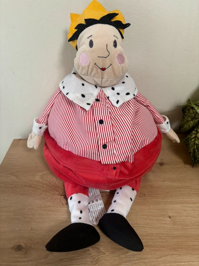 Doudou peluche roi prince rouge cœur gullgosse ikea