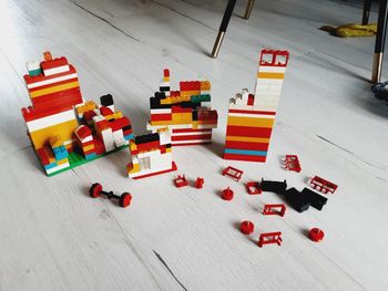 Gros lot de 279 pièces polybric jeu de construction vintage