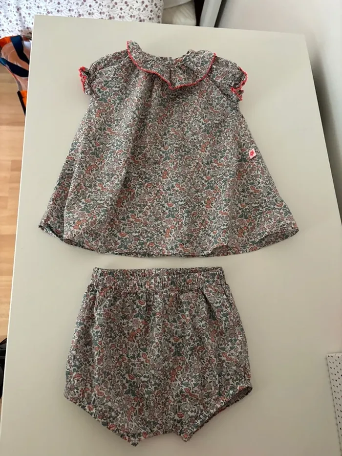 Robe et Bloomer 3 mois Absorba