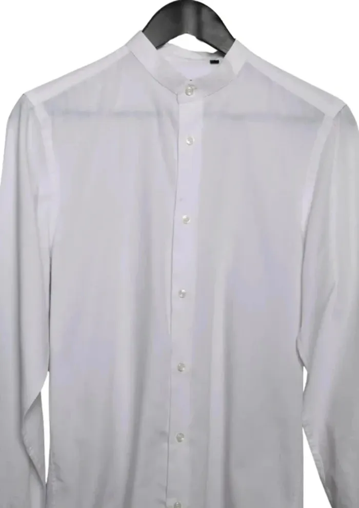 Chemise blanche col officier Georges REch Taille S - photo numéro 3