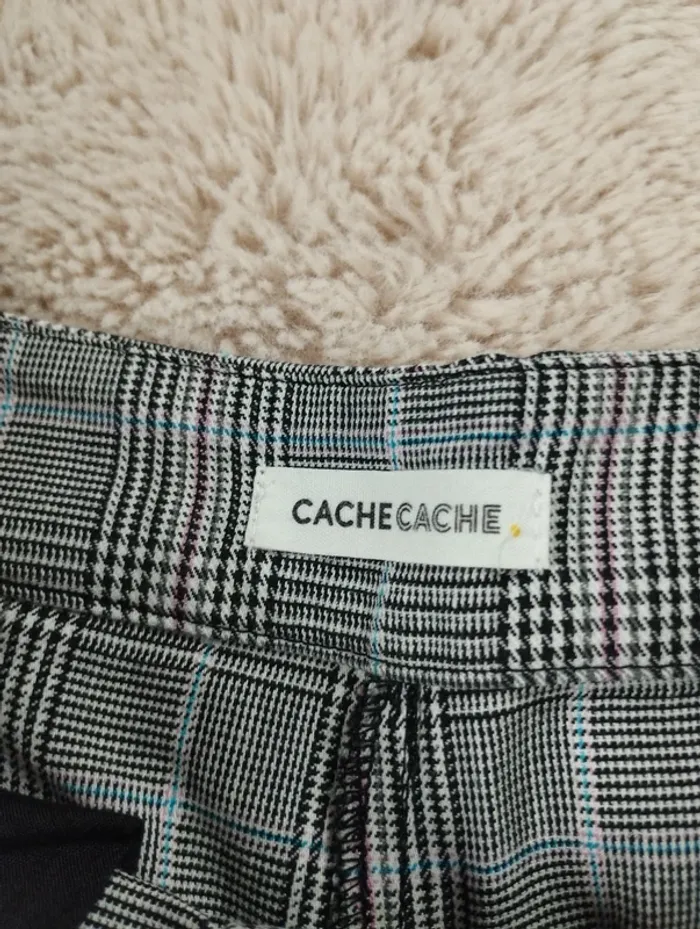Pantalon droit à carreaux cache cache 36 - photo numéro 6