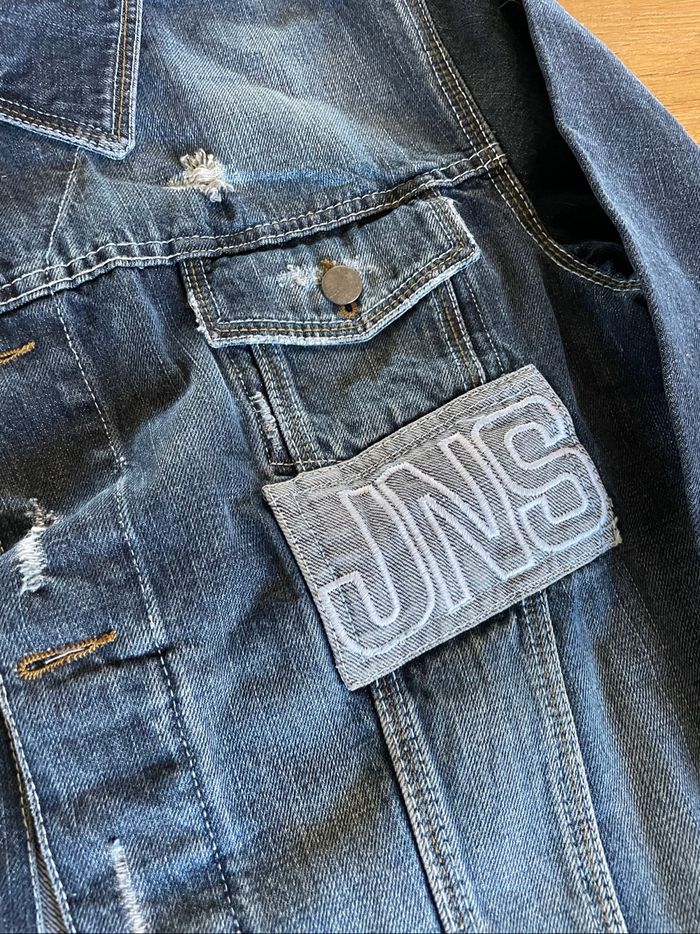 Veste en jean over size - photo numéro 3