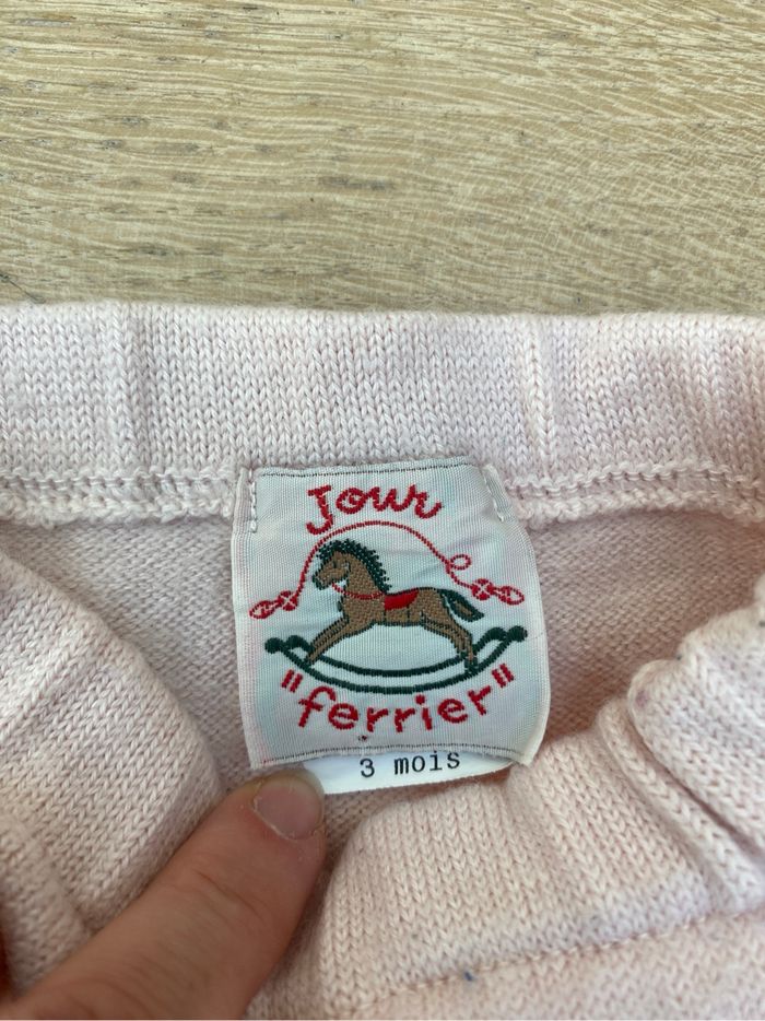 Lot bas pantalon bas sarouel bébé fille 3 mois taille élastique - photo numéro 4