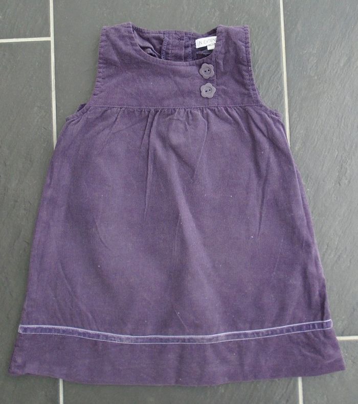Jolie robe en velours hiver fille 2 ans (86 cm)