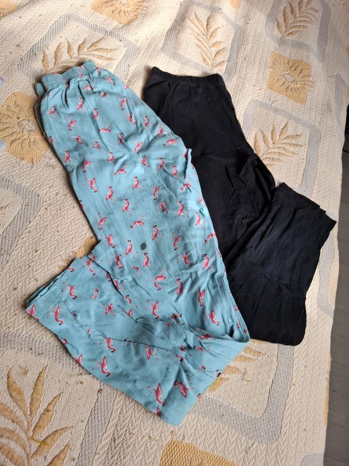 Magnifique lot de 2 leggings fille 12 ans