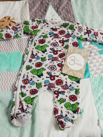 Pyjama avengers 3 mois