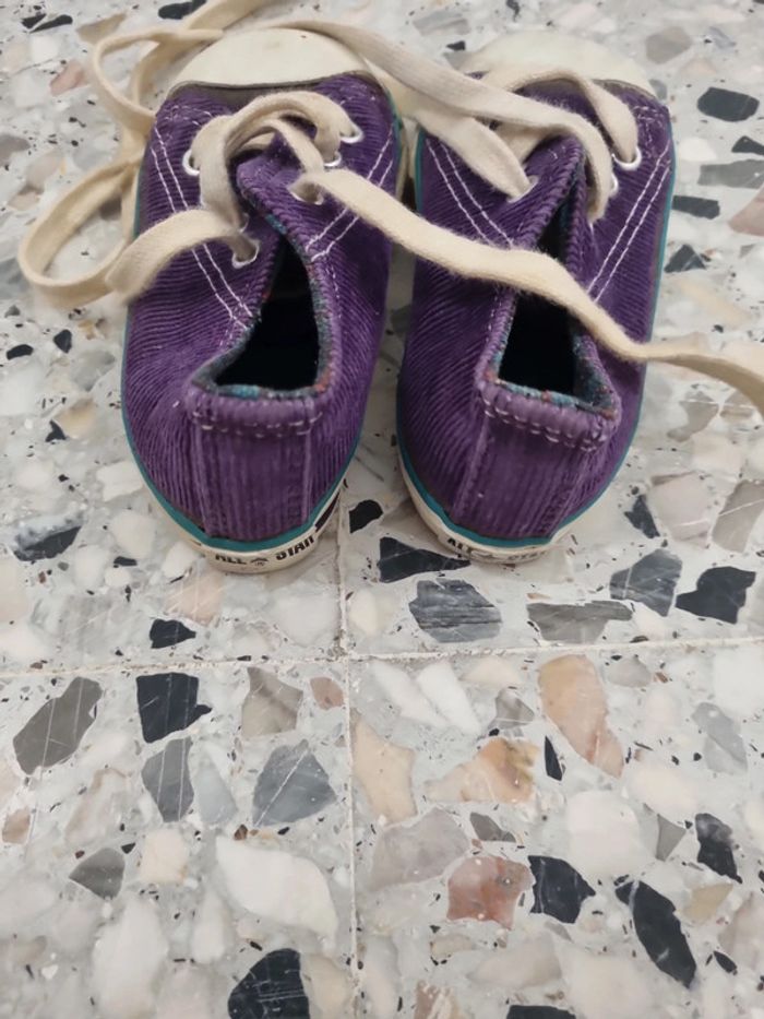 Converse violettes - photo numéro 2