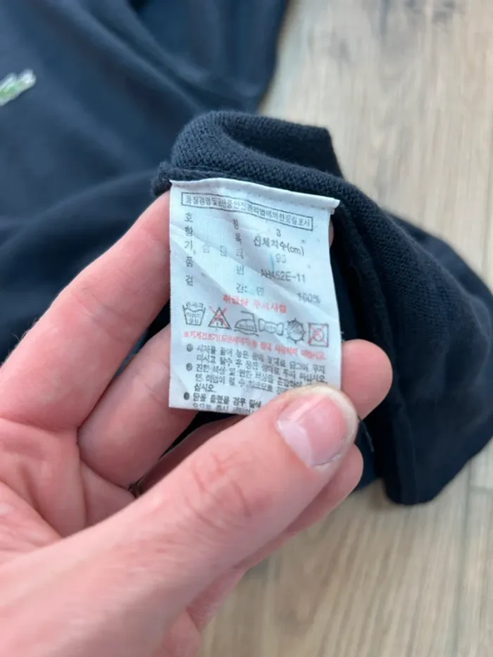 Polo homme Lacoste marine à boutons sweat homme Lacoste polo pull taille M taille L - photo numéro 10