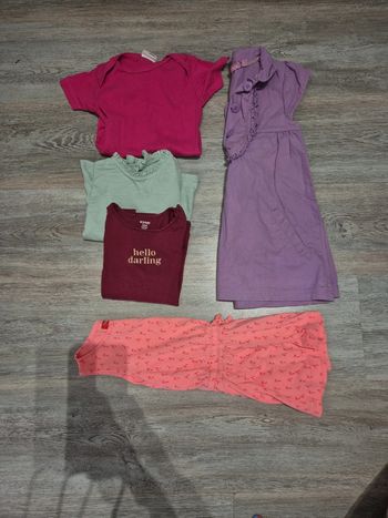 Robe tee-shirt et body