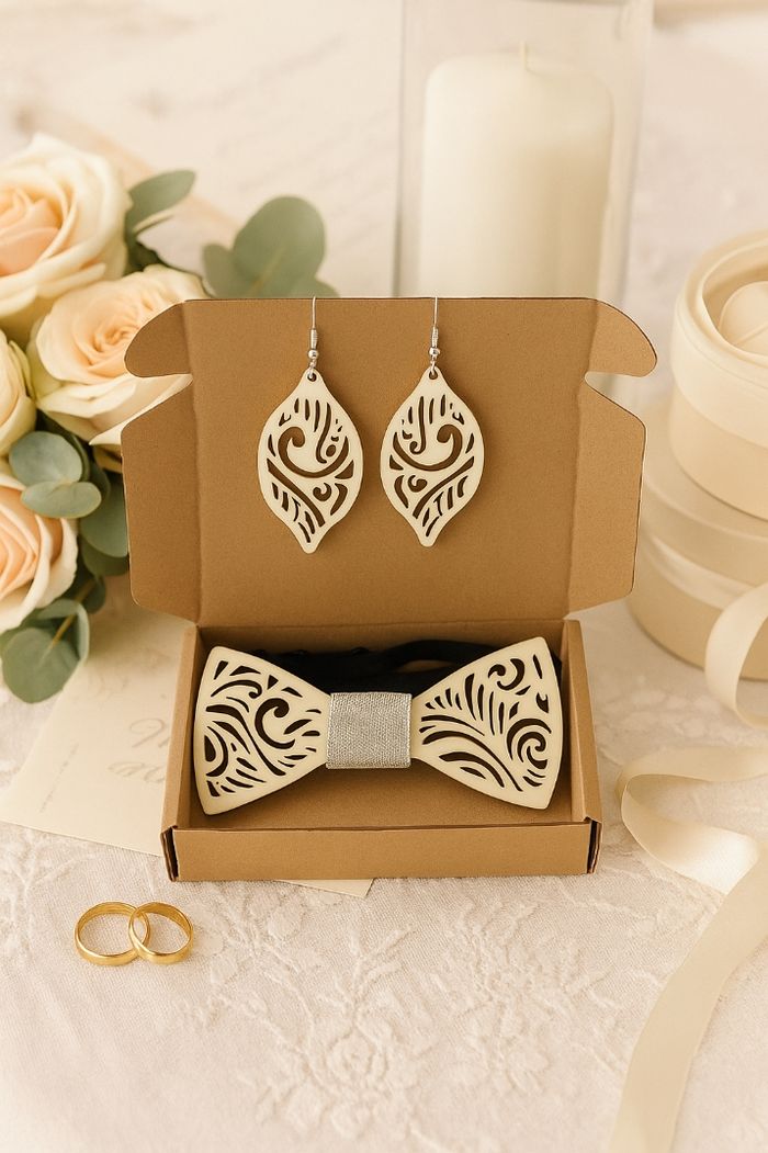 Noeud papillon bois - photo numéro 3