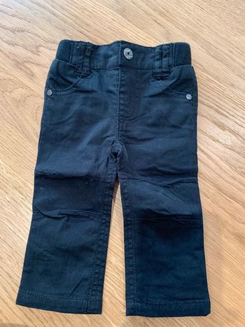 pantalon slim enfant bébé garçon tao tape à l’œil  Tissu noir