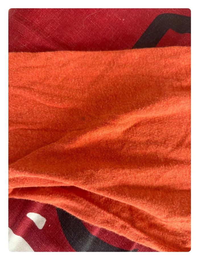 Sweat/ t-shirt manche longue Ralph Lauren taille L orange cavalier bleu marine - photo numéro 8