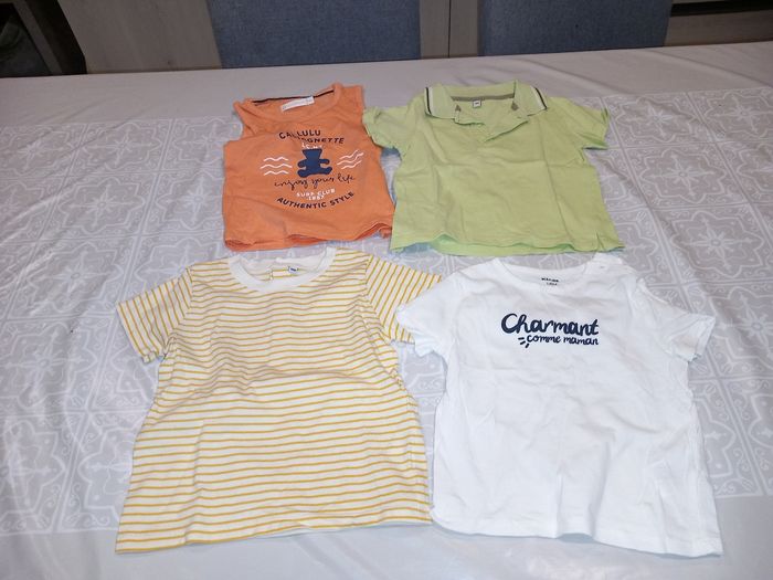 Lots tee-shirts 18 mois
