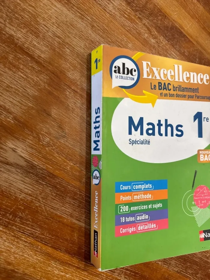 Livre maths, première spécialité 2023, - photo numéro 2