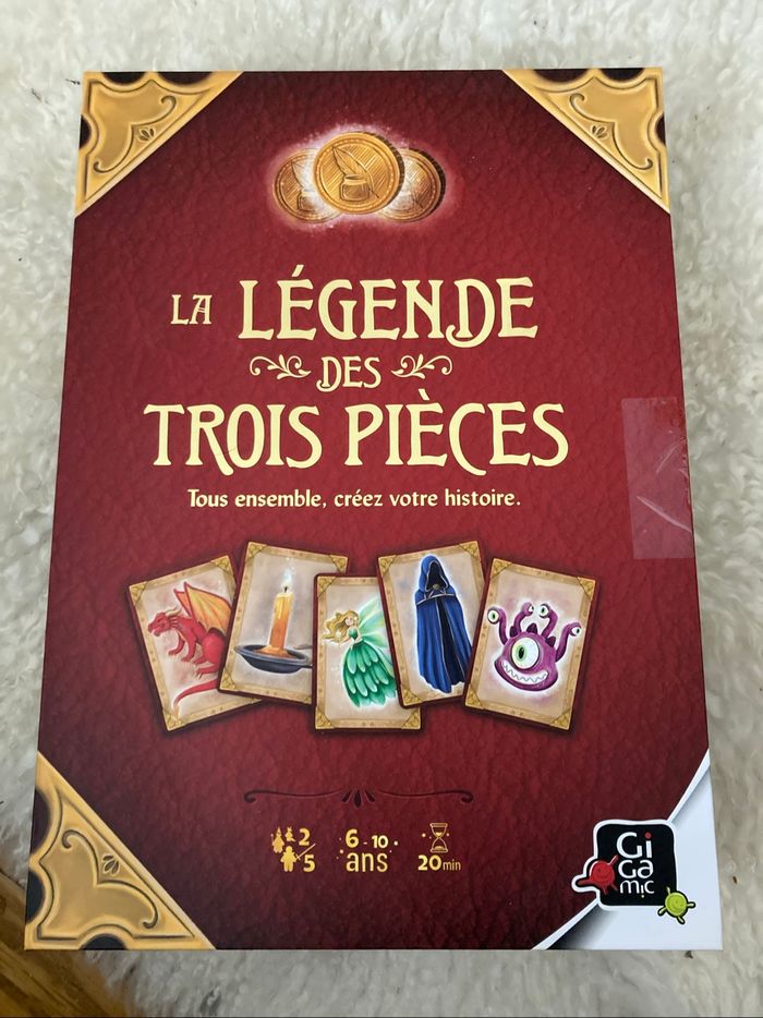 Jeu gigamic la légende des trois pièces