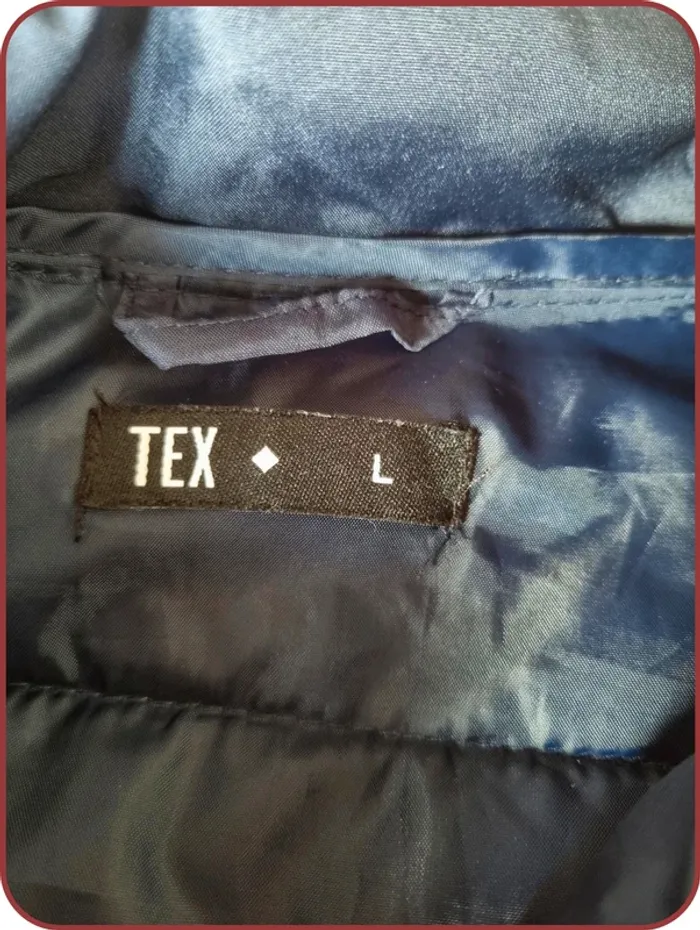 Doudoune bleue TeX Homme Taille L - photo numéro 6