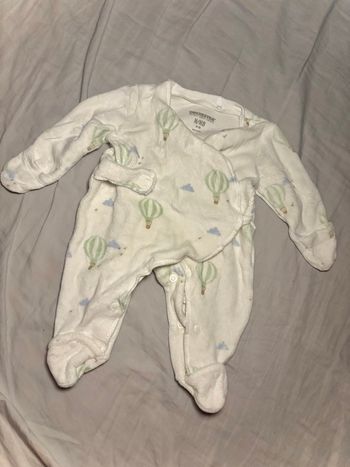 Pyjama naissance en velours pour bébé garçon Orchestra