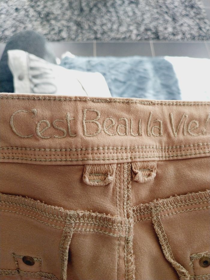 Joli pantalon  marque "C'est beau la vie" taille 46 - photo numéro 5