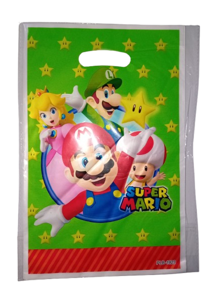 Lot de 10 sacs anniversaire Super Mario - photo numéro 2