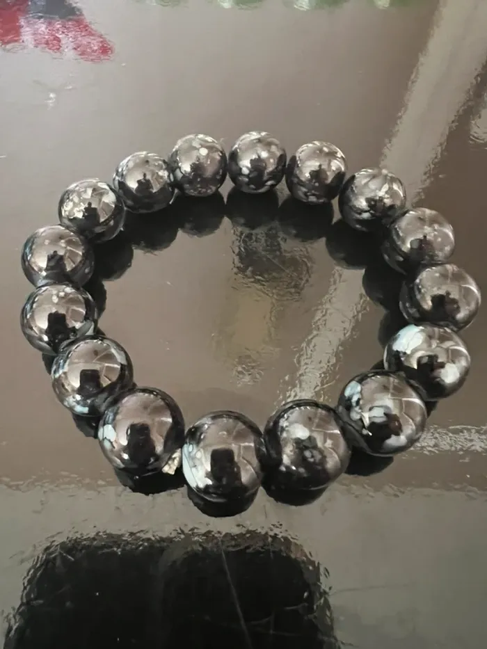 Lot de 7 Bracelets en Pierres Colorées 8mm – Style Cosmique – Porte-Bonheur - photo numéro 4