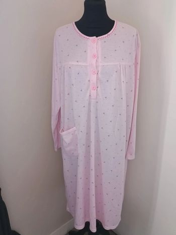 Chemise de nuit fleurie 42
