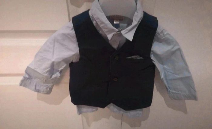 Ensemble garçon cérémonie vert baudet 12 mois