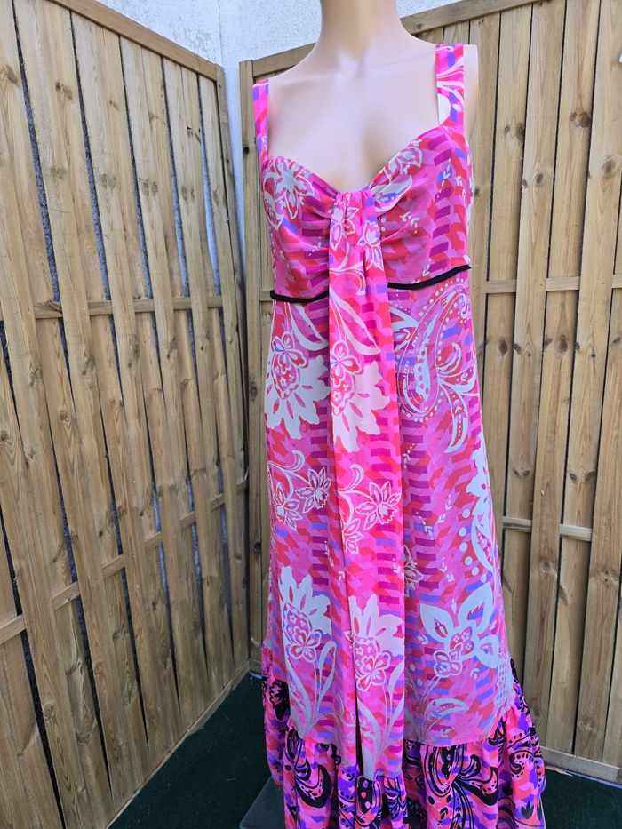 Robe voilage 🍒vintage 80🍒taille 42/44 - photo numéro 2