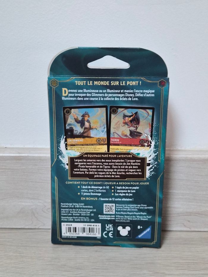 Deck de démarrage Disney Lorcana La mer azurite ambre rubis neuf - photo numéro 2