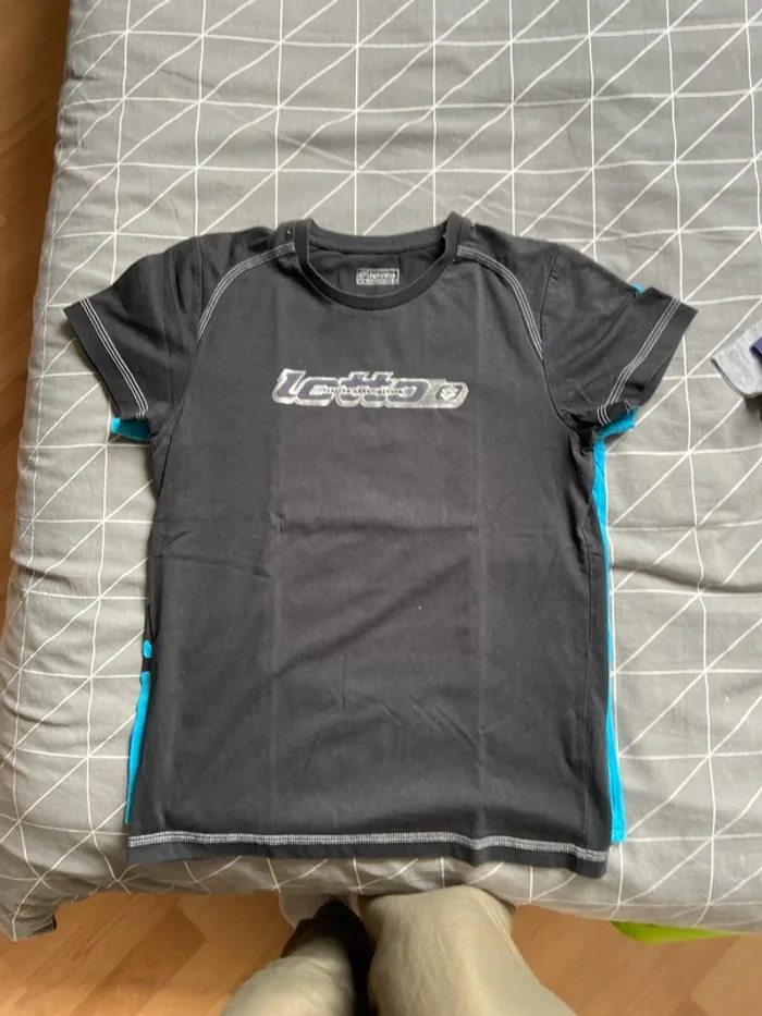 Lot t-shirt ( noir , bleu , vert turquoise) - photo numéro 3