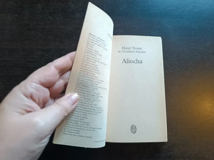 Livre ALIOCHA - Henri Troyat - photo numéro 2