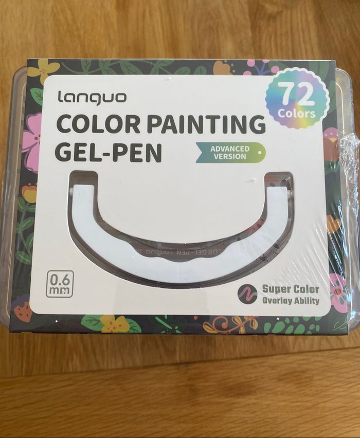 Set organisateur de 72 Stylos Gel Languo Neufs - photo numéro 2