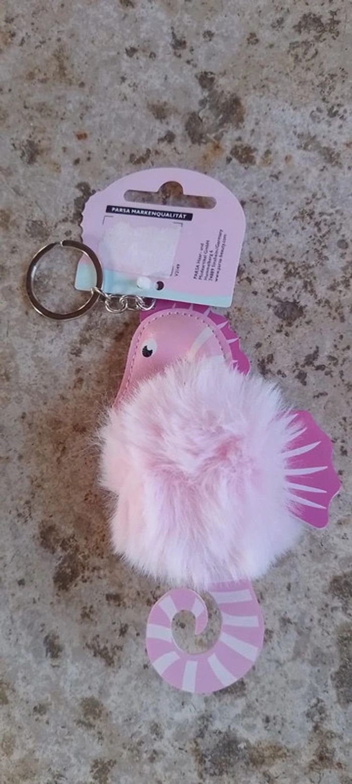 Porte-clés Hippocampe rose ou vert - photo numéro 2