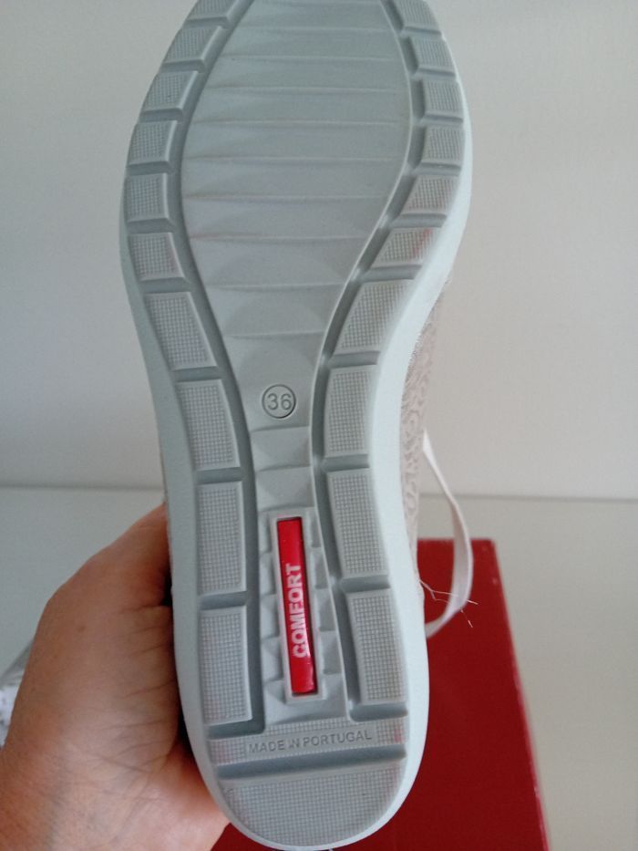 Baskets sneakers cuir confort neuves - photo numéro 6